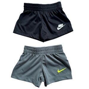 Nike Kids Black and Gray Shorts Bundle Baby size 3M